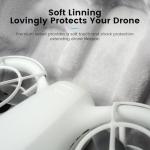 GAGITERVR N2 Small Neo Hard Carrying Case, Travel Shoulder Bag with Soft Lining, Portable Protection for Dji Neo Drone, Up to 3 Flight Batteries & Accessories, Ideal for Trip and Home Storage, Gray