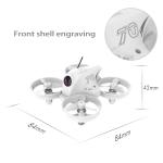 APEX FPV Drone Kit, Drone with Goggles,POV Content Drone,Brushed FPV Racing drone for Beginners,Low-Latency 5.8G Transmission, Drop-Resistant,VR70-2.0