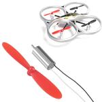 AEDIKO 4pcs 8520 Brushed Motors 8.5x20mm Motor 3-5V 0.15A 35000RPM-50000RPM 8520 Motor Hollow Cup Drone Motor + 4pcs CW CCW Propeller Compatible with FPV RC Quadcopter