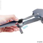 CamKix Propellers for DJI Mavic Pro - 2 Sets (8 Blades) - Black - Quick Release Foldable Wings - Flight Tested - Essential DJI Mavic Pro Accessory - Excellent Reliability and Responsiveness