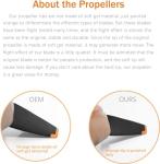 (32pcs)Propellers for DJI Mini 3 Drone Accessories: Low noise & Quick-Release Blade for DJI Mini 3, Replacement Light Props for DJI Mini 3 Wings Blades | Screws | Screwdrivers (NOT for DJI Mini 3 Pro)