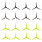 16pcs GEMFAN 3016 3-Blade 3inch Propeller Props 1.5mm Hole for 1108-1308 Brushless Motors, FPV Racing Drone, Toothpick Quadcopters
