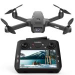 GPS Drone with Camera Adults, 4.5 Inch LCD Screen RC, 32G SD Card with Professional GPS, Auto Return Follow Me for Beginner, Brushless Drones Follow Me Long Range, Handbag Under 249g