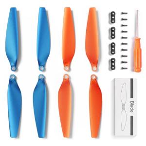 Veeniix V11Air Drone Replacement Blades, 4 Pcs Original High-Durability Propellers, Spare RC Drone Accessories, Blue&Orange