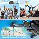 Drone for Kids Adults Beginner with Camera 1080P One-Click Take Off/Landing 3-Gear Speeds Altitude Hold Headless Mode, 360°Flip Under 249g