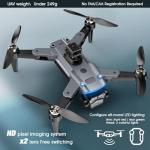 model S166MAX 4.3-Inch HD Screen Remote Control Drone with Dual Cameras | Foldable Portable Quadcopter | 150m Range, 1080P Video, Smart Obstacle Avoidance