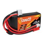 JUZUXI 7.4V Lipo Battery 1200mAh 2S 40C Rechargeable Lithium Polymer Battery with XH & JST& PH2.0 Connector Compatible with FPV Racing Drone RC Car RC Boat Quadcopter Helicopter Airplane RC Models