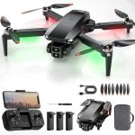 Drone with Camera for Adults 4K, Brushless Motor Drones for Kids Beginners, FPV Foldable RC Quadcopter, 60 Mins Flight, 130° Lens, Gesture Photography, Toys Gifts for Teen Boys Girls, Black