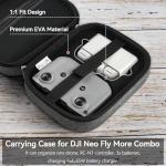 ivoler Lightweight & Compact Carrying Case for DJI Neo Drone – Easy-to-Carry Hard Bag for Fly More Combo, RC-N3 Controller,Batteries Accessories
