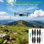 8Pcs Low-Noise Quick-Release Propellers for DJI Mini 2 / Mini 2 SE/Mini 4K Drone, Full Replacement Kit with Screws & Screwdriver, Stable Flight & Easy Installation Spare Parts