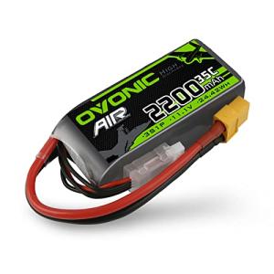 OVONIC 3s Lipo Battery 35C 2200mAh 11.1V Lipo Battery with XT60 Connector for Airplane RC Quadcopter Helicopter FPV Drone (1pcs)