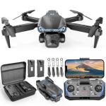 X-shop Foldable Drone with 1080P HD Camera for Beginners & Adults, FPV Live Video, One Key Start, Altitude Hold, 3D Flips, Gesture Selfie, 3 Speed Modes, 2 Batteries