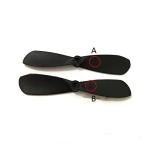 skrnrhrery mini Propeller, Suitable for RC Aircraft Special Nylon Props Central axis 0.8MM Blade Length 46/42/37/MM Positive and Negative AB propellers mini Quadcopter Accessories (46mm)