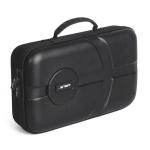 JSVER Carrying Case for DJI Mini 4 Pro PU Leather Travel Storage Case Compatible with DJI Mini 4 Pro Fly More Combo Drone, Support 2 batteries and Remote Controller Accessories