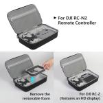 JSVER Carrying Case for DJI Mini 4 Pro PU Leather Travel Storage Case Compatible with DJI Mini 4 Pro Fly More Combo Drone, Support 2 batteries and Remote Controller Accessories