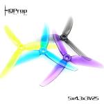 16pcs HQProp More Durable Smoother 5x4.3x3V2S Tri-Blade FPV Propeller Freestyle 5 Inch Props for RC Drone Quads Quadcopter Multirotor for iFlight Nazgul Evoque F5 Geprc