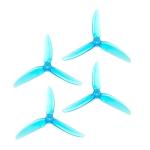 16pcs HQProp More Durable Smoother 5x4.3x3V2S Tri-Blade FPV Propeller Freestyle 5 Inch Props for RC Drone Quads Quadcopter Multirotor for iFlight Nazgul Evoque F5 Geprc