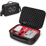 YOREPEK Travel Case for DJI Mini 4K/2/2 SE, Portable Lightweight PU Carrying Case for DJI Mini 4K Drone Fly More Combo Accessories, Shockproof Waterproof Storage Bag with Shoulder Strap