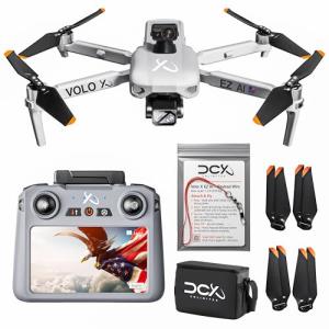 DCX Volo X EZ AI Drones – Drones with Camera for Adults 4k AI-Assisted Flight Control – FAA Approved Drone 4k Camera, 360° Obstacle Avoidance, U.S. Support – Beginner Drone for Adults