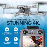 DCX Volo X EZ AI Drones – Drones with Camera for Adults 4k AI-Assisted Flight Control – FAA Approved Drone 4k Camera, 360° Obstacle Avoidance, U.S. Support – Beginner Drone for Adults