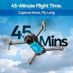 DCX Volo X EZ AI Drones – Drones with Camera for Adults 4k AI-Assisted Flight Control – FAA Approved Drone 4k Camera, 360° Obstacle Avoidance, U.S. Support – Beginner Drone for Adults