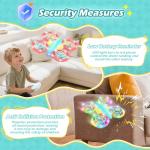 FUNPX LED RC Drone for Kids 6+, Christmas Birthday Gift for Boys & Girls with Remote Batteries, 360° Flips, 3 Speed Modes, 45 Min Flight Indoor and Outdoor Flying Toy - Blue Yellow