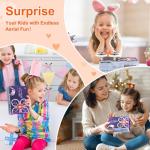 Drone for Kids with Colorful Light, Mini Indoor Drone Toy with 360° Flip, Altitude-Hover, Self-Rotation, 3 Speed Modes, Small Rc Drone Quadcopter with 2 Batteries for Boys Girls and Beginners