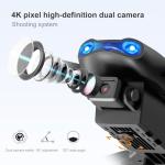 FPV Drone with 1080P Dual HD Cameras Upgraded Version RC Quadcopter for Adults and Kids, Beginner WiFi RC Drone Live Video, One Key Take Off/Land