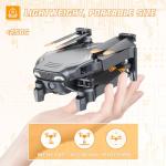 Foldable Drones for Kids Beginners - With 1080P HD Camera, FPV Remote Control Quadcopter, One Key Start/Land, Altitude Hold, 2 Batteries RC Helicopter Toys Gifts for Boys (Raven)