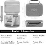 Carrying Case for DJI Mini 4K/Mini 2 SE Accessories Kit, 5-in-1 Hard Travle Storage Bag, Includes 1 Pair of Rocker, Joystick Protector, Propeller Holder& Digital Sticker