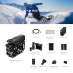 HOVERAir X1 PROMAX 8K Drone with Camera, Foldable Action Flying Camera with 42 KM/H Follow Speed, 10+ Fully Automatic Flight Modes, Fly Anywhere with OmniTerrain, SmoothCapture 2.0(Skiing Combo)