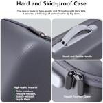 Portable Carrying Case for DJI Flip Fly More Combo Drone - Protective Hard Shell Travel Storage Bag with Removable Shoulder Strap