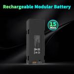 TD12Pro Drone Original Battery, Rechargeable Battery with USB Cable 3.7V 1600mAh