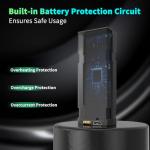 TD12Pro Drone Original Battery, Rechargeable Battery with USB Cable 3.7V 1600mAh