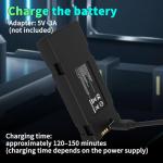 TD12Pro Drone Original Battery, Rechargeable Battery with USB Cable 3.7V 1600mAh