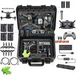 LEKUFEE Waterproof Hard Case for DJI FPV Drone & Accessories - Compatible with DJI Goggles 2 & Motion Controller (Case Only)