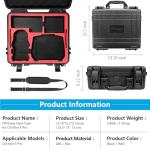 FPVtosky Dual Layer Hard Case for DJI Mini 5 Pro [CASE ONLY], Waterproof Carrying Case for Mavic Mini 5 Pro/Fly More Combo/Plus Drone, Compatible with DJI RC 2 or RC-N3 Controller Accessories