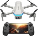 SIMREX GPS Drone with Camera for Adults 4K, 5G WiFi FPV Foldable RC Quadcopter, Brushless Motor, Gesture Control, Auto Return Home, Follow Me, Waypoint Flight(Gray)