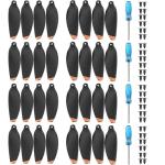 (32 PCS) Mavic Mini 2 Propellers Compatible with DJI Mini 2 Drone Replacement Low-Noise and Quick-Release Blades Props AccesPropellerssories (Orange)