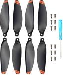 (32 PCS) Mavic Mini 2 Propellers Compatible with DJI Mini 2 Drone Replacement Low-Noise and Quick-Release Blades Props AccesPropellerssories (Orange)