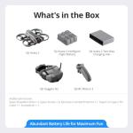 DJI Avata 2 Fly Smart Combo (Three Batteries), FPV Drone with Camera 4K, Immersive Experience, One-Push Acrobatics, Built-in Propeller Guard, 155° FOV, Camera Drone with Goggles N3 and RC Motion 3