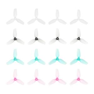 BETAFPV 16pcs HQ 31mm Ultralight 3-Blade Propellers with 1.0mm Shaft Hole Compatible for 0702SE 23000KV Brushless Motor, FPV Racing Drone Like Air65 Brushless Drone Metor65 Brushless Quadcopter