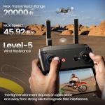 Holy Stone HS900 Drone with Camera for Adults, 8K Photo & 4K/30fps Video, 249g FAA Compliant, 3-Axis Gimbal, Long Range 20,000FT 5.8GHz, GPS Return, Dual Batteries with Charging Hub, 60-Min Flight