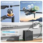 Holy Stone HS900 Drone with Camera for Adults, 8K Photo & 4K/30fps Video, 249g FAA Compliant, 3-Axis Gimbal, Long Range 20,000FT 5.8GHz, GPS Return, Dual Batteries with Charging Hub, 60-Min Flight