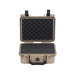 MEIJIA Portable All Weather IP67 Waterproof Protective Case,Hard Camera Case,Dry Case with Customizable Foam,Fit Use Of Drones,Camera,Equipments,10.62 x9.68x4.87inches (Desert Tan)