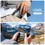 GPS Drone with Camera for Adults 4k,Brushless Motor, Auto Return Home, Follow Me,Optical Positioning,5G FPV Video Transmission,120°FOV Camera, 90°Adjustable Lens,2Batteries, Carrying Case,Under249g