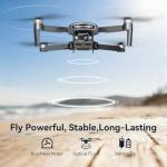 GPS Drone with Camera for Adults 4k,Brushless Motor, Auto Return Home, Follow Me,Optical Positioning,5G FPV Video Transmission,120°FOV Camera, 90°Adjustable Lens,2Batteries, Carrying Case,Under249g