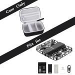 worfty for HOVERAir X1 Drone with Camera Hard Carrying Case, Case Compatible with HOVERAir X1 Drone with Camera Kit Storage Bag (Case Only) (Black)