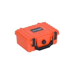 MEIJIA Portable All Weather IP67 Waterproof Protective Case, Hard Case,Camera Case With Customizable Foam,Fit Use of Drones, Cameras,Equipments, 8.12”x6.56”x 3.56” (Orange)