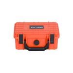 MEIJIA Portable All Weather IP67 Waterproof Protective Case, Hard Case,Camera Case With Customizable Foam,Fit Use of Drones, Cameras,Equipments, 8.12”x6.56”x 3.56” (Orange)